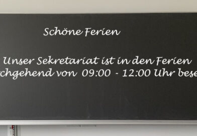 Schöne Sommerferien …
