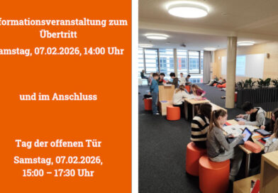Übertrittsveranstaltung und Tag der offenen Tür