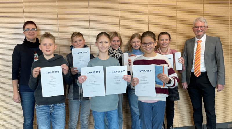 Das Dossi bei der Mathe-Olympiade (Moby)